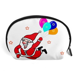 Nicholas Santa Claus Balloons Stars Accessory Pouch (large) by Ndabl3x