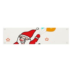 Nicholas Santa Claus Balloons Stars Banner And Sign 4  X 1  by Ndabl3x