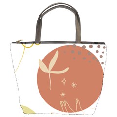 Abstract Pattern Art Drawing Bucket Bag by Ndabl3x