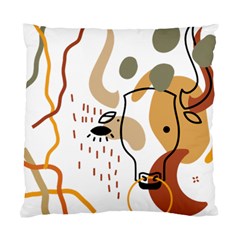 Abstract Bull Art Design Standard Cushion Case (one Side) by Ndabl3x