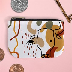 Abstract Bull Art Design Mini Coin Purse by Ndabl3x