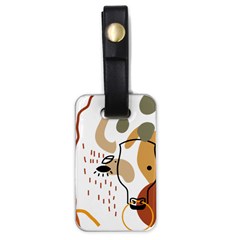 Abstract Bull Art Design Luggage Tag (one Side) by Ndabl3x