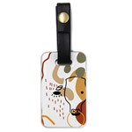 Abstract Bull Art Design Luggage Tag (one side) Front