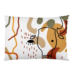 Abstract Bull Art Design Pillow Case (two Sides) by Ndabl3x