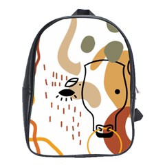 Abstract Bull Art Design School Bag (xl) by Ndabl3x