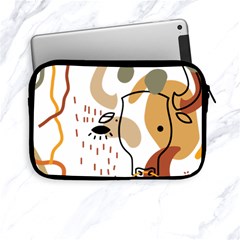 Abstract Bull Art Design Apple Ipad Mini Zipper Cases by Ndabl3x