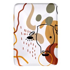 Abstract Bull Art Design Rectangular Glass Fridge Magnet (4 Pack) by Ndabl3x