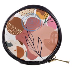 Abstract Circles Art Design Mini Makeup Bag by Ndabl3x