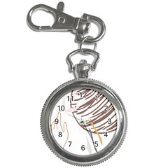 Abstract Hand Vine Lines Drawing Key Chain Watches by Ndabl3x