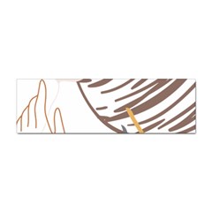 Abstract Hand Vine Lines Drawing Sticker (bumper)