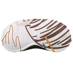 Abstract Hand Vine Lines Drawing Sleep Mask