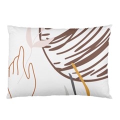 Abstract Hand Vine Lines Drawing Pillow Case (Two Sides)