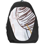 Abstract Hand Vine Lines Drawing Backpack Bag Front