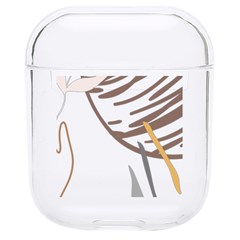 Abstract Hand Vine Lines Drawing Hard PC AirPods 1/2 Case