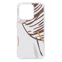 Abstract Hand Vine Lines Drawing iPhone 14 Pro TPU UV Print Case