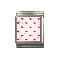 Hearts Romantic Love Valentines Italian Charm (13mm)