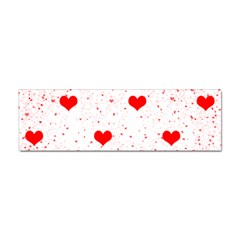 Hearts Romantic Love Valentines Sticker (bumper)