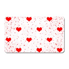 Hearts Romantic Love Valentines Magnet (rectangular) by Ndabl3x