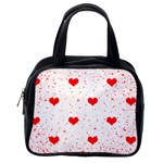 Hearts Romantic Love Valentines Classic Handbag (One Side) Front