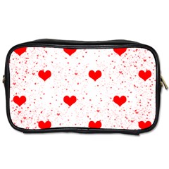 Hearts Romantic Love Valentines Toiletries Bag (two Sides) by Ndabl3x