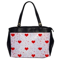 Hearts Romantic Love Valentines Oversize Office Handbag