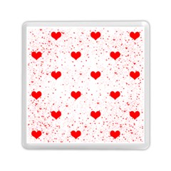 Hearts Romantic Love Valentines Memory Card Reader (square) by Ndabl3x