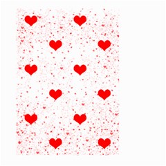 Hearts Romantic Love Valentines Large Garden Flag (two Sides) by Ndabl3x