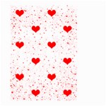 Hearts Romantic Love Valentines Large Garden Flag (Two Sides) Front