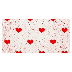 Hearts Romantic Love Valentines Banner And Sign 6  X 3  by Ndabl3x