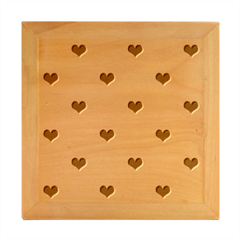 Hearts Romantic Love Valentines Wood Photo Frame Cube by Ndabl3x