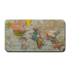 Vintage World Map Medium Bar Mat by Ndabl3x