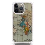 Vintage World Map iPhone 13 Pro TPU UV Print Case Front