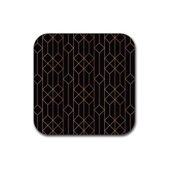 Brochure Flyer Poster Music Pattern Rubber Coaster (square) by Grandong