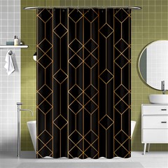 Brochure Flyer Poster Music Pattern Shower Curtain 48  X 72  (small)  by Grandong