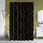 Brochure Flyer Poster Music Pattern Shower Curtain 48  x 72  (Small)  Curtain(48  X 72 )