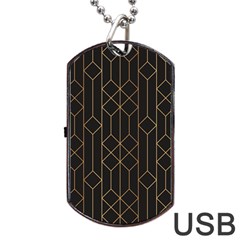 Brochure Flyer Poster Music Pattern Dog Tag Usb Flash (one Side) by Grandong