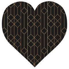 Brochure Flyer Poster Music Pattern Wooden Puzzle Heart by Grandong