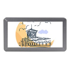 Poster Map Flag Lotus Boat Memory Card Reader (mini) by Grandong