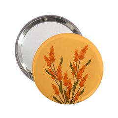 Yellow Flowers Flowers Watercolor 2 25  Handbag Mirrors by Grandong