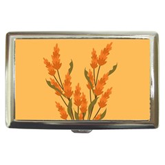 Yellow Flowers Flowers Watercolor Cigarette Money Case by Grandong