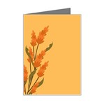 Yellow Flowers Flowers Watercolor Mini Greeting Card Left