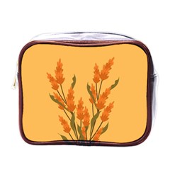 Yellow Flowers Flowers Watercolor Mini Toiletries Bag (one Side) by Grandong