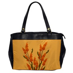 Yellow Flowers Flowers Watercolor Oversize Office Handbag by Grandong