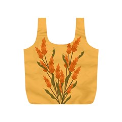 Yellow Flowers Flowers Watercolor Full Print Recycle Bag (s) by Grandong