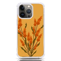 Yellow Flowers Flowers Watercolor Iphone 13 Pro Tpu Uv Print Case by Grandong