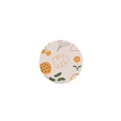 Cherries Flower Leaves Floral 1  Mini Buttons by Grandong