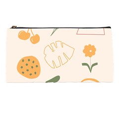 Cherries Flower Leaves Floral Pencil Case by Grandong