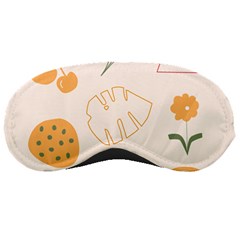 Cherries Flower Leaves Floral Sleep Mask by Grandong