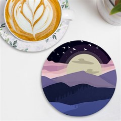 Summer Season Nature Uv Print Round Tile Coaster by Grandong