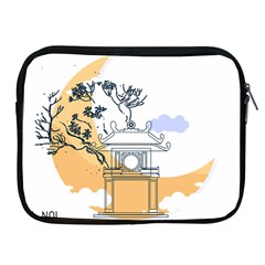 Poster Map Flag Lotus Boat Ha Noi Vietnam Apple Ipad 2/3/4 Zipper Cases by Grandong